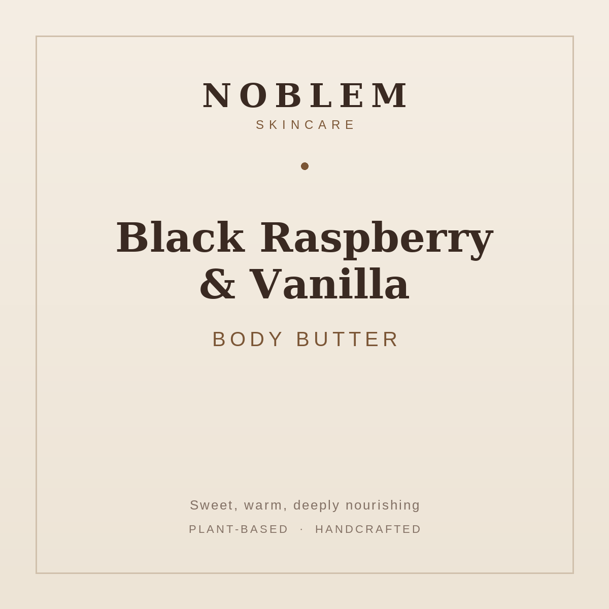 Black Raspberry & Vanilla Body Butter
