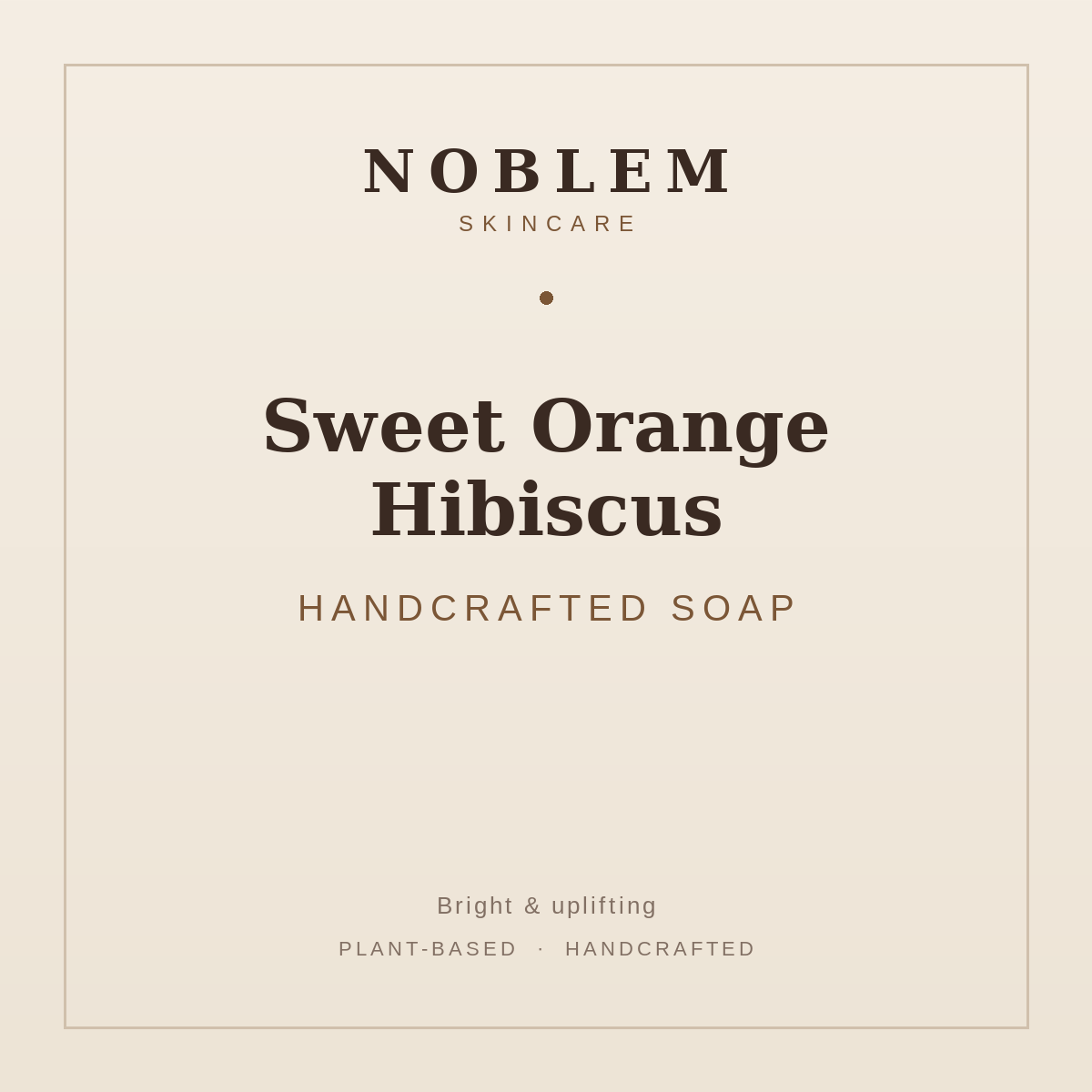 Sweet Orange Hibiscus Handcrafted Soap