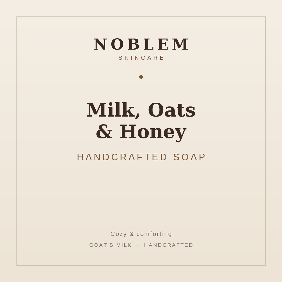 Milk, Oats &amp; Honey Handcrafted Soap