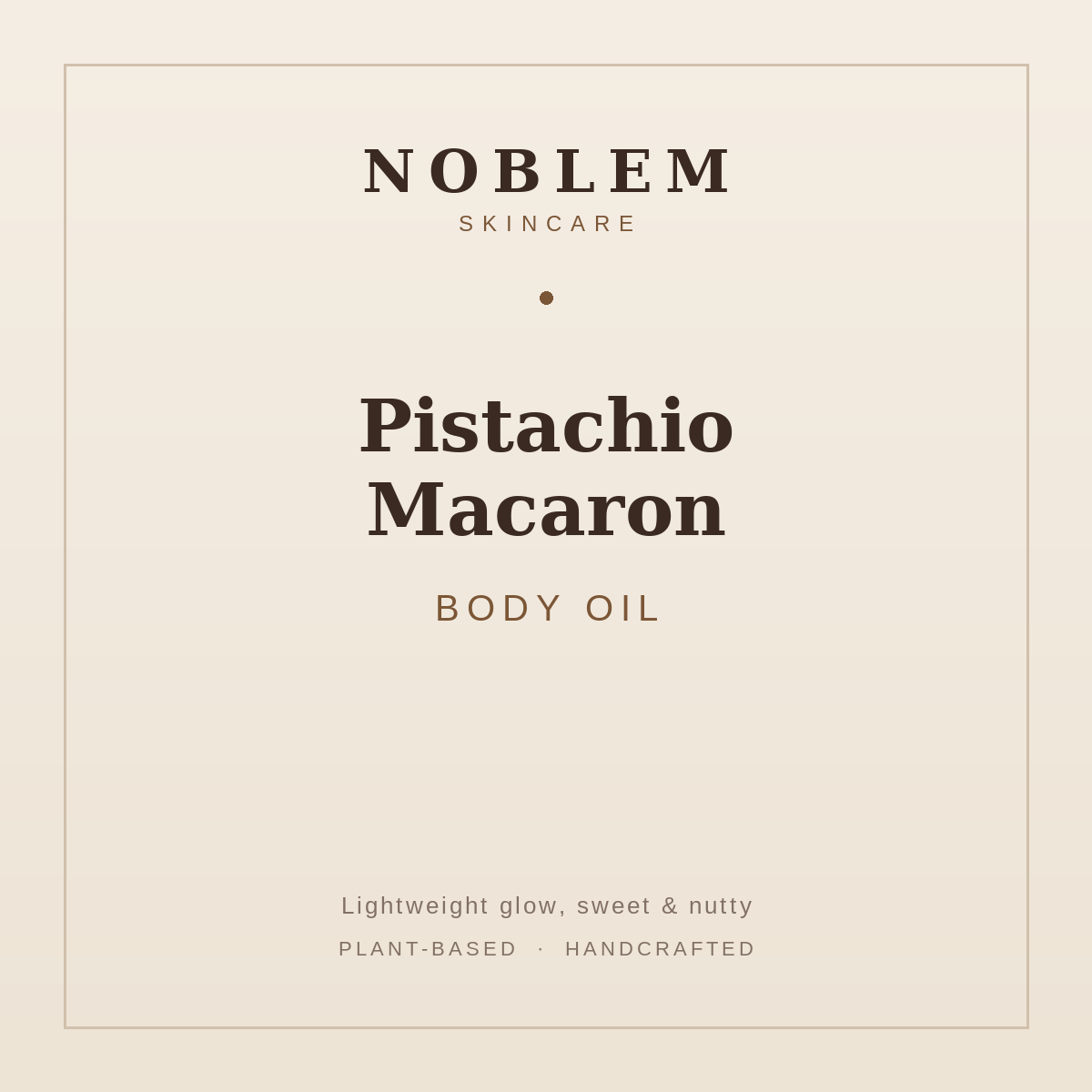 Pistachio Macaron Body Oil