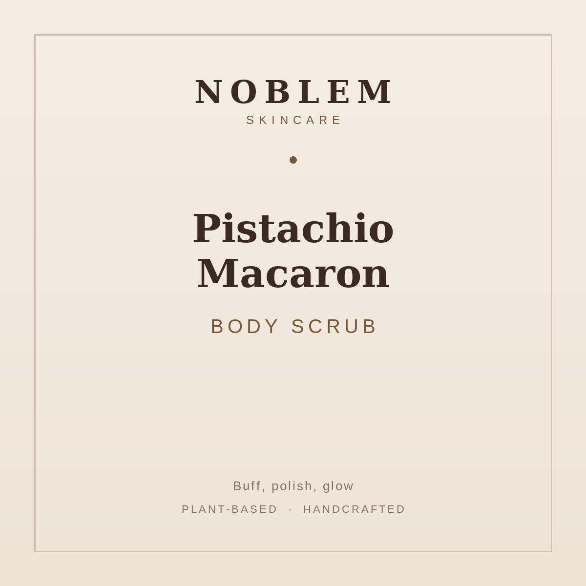 Pistachio Macaron Body Scrub