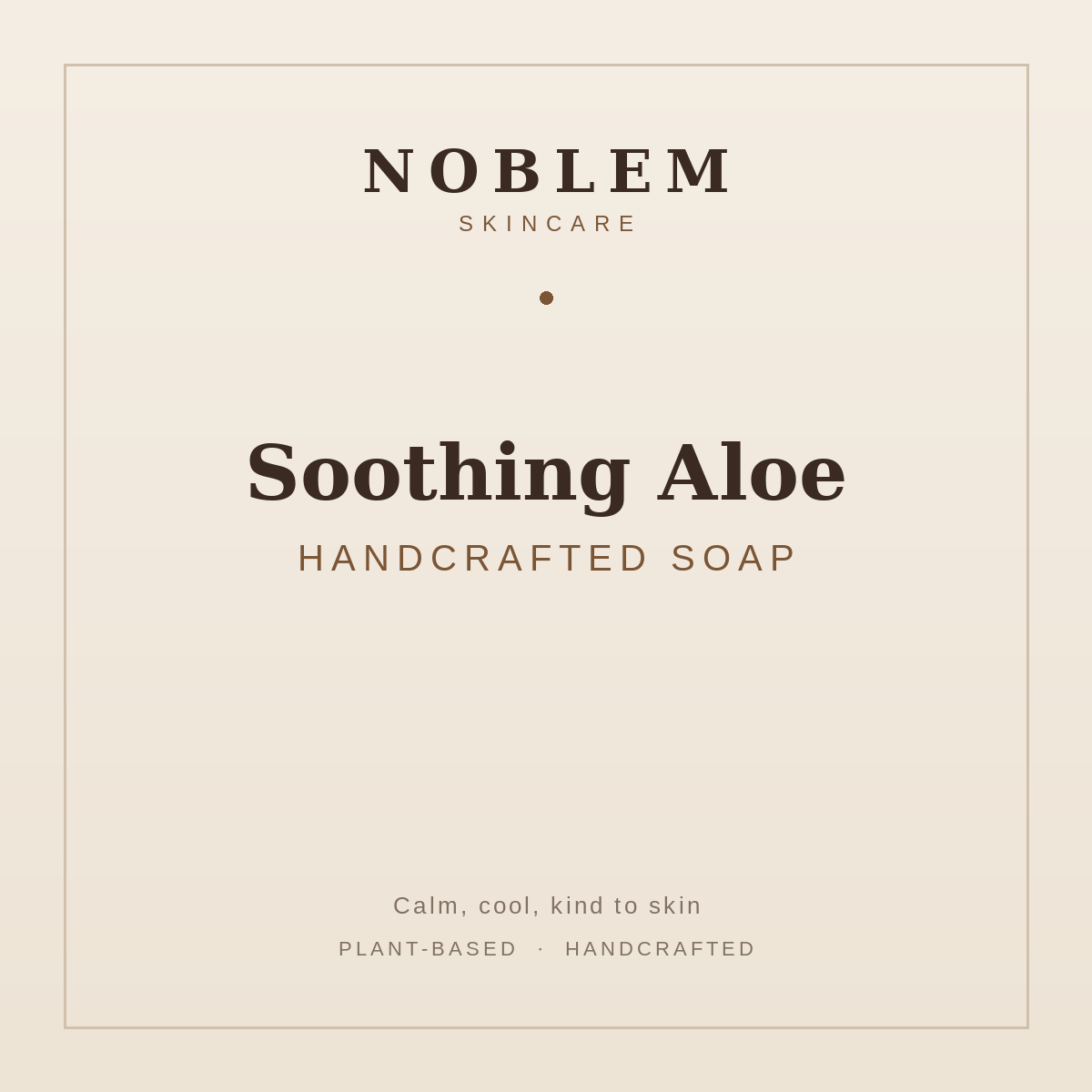 Soothing Aloe Handcrafted Soap