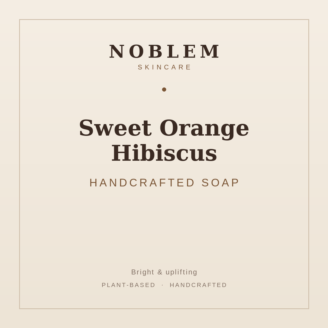 Sweet Orange Hibiscus Handcrafted Soap