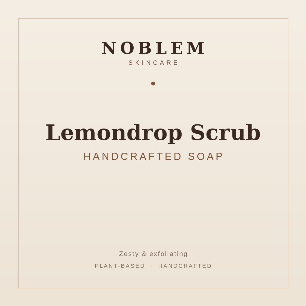 Lemondrop Scrub Handcrafted Soap