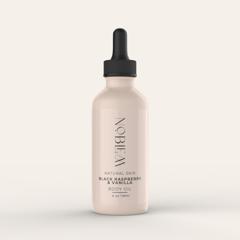 Noblem Black Raspberry &amp; Vanilla Body Oil bottle