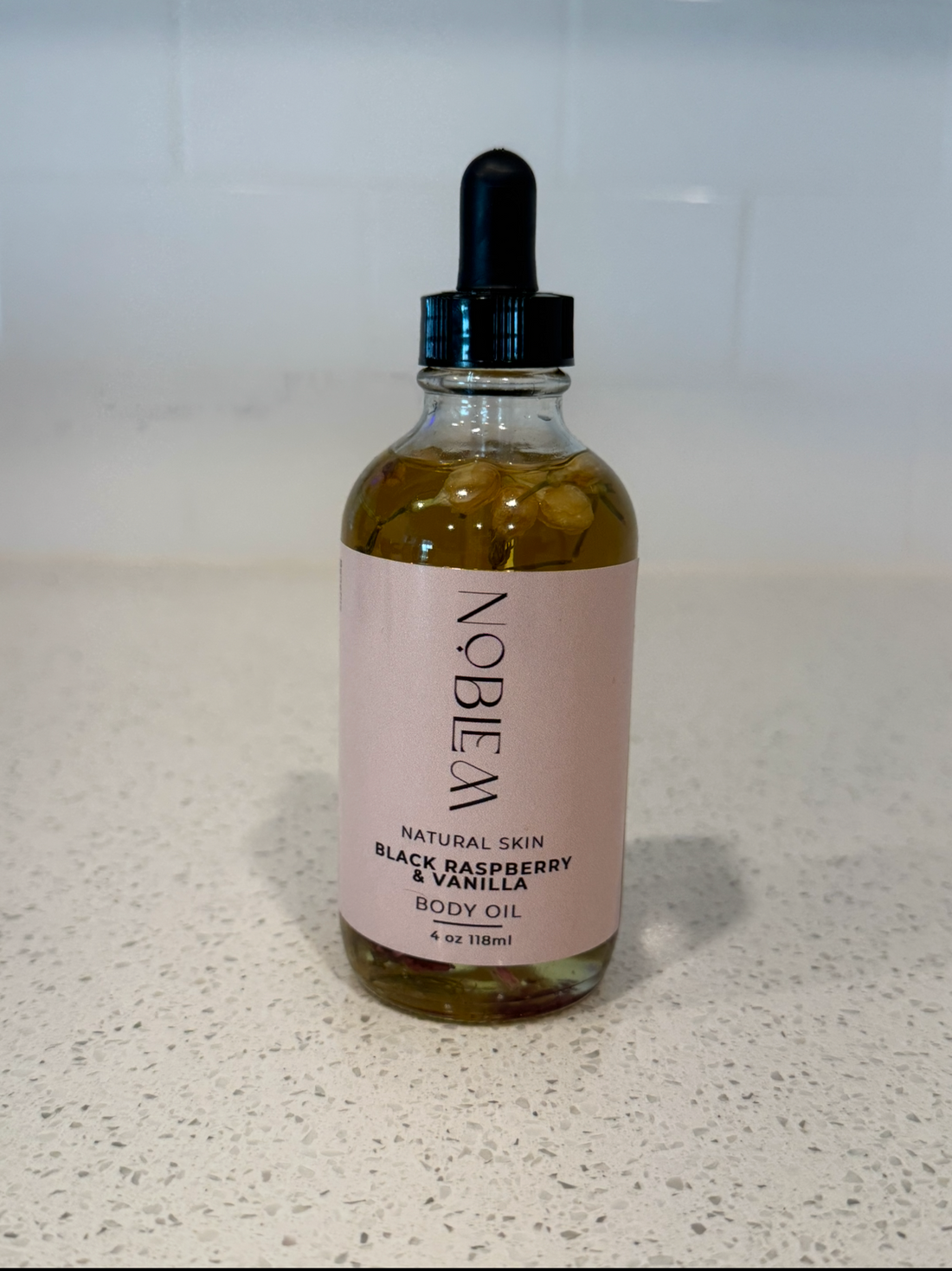 Noblem Black Raspberry &amp; Vanilla Body Oil real photo