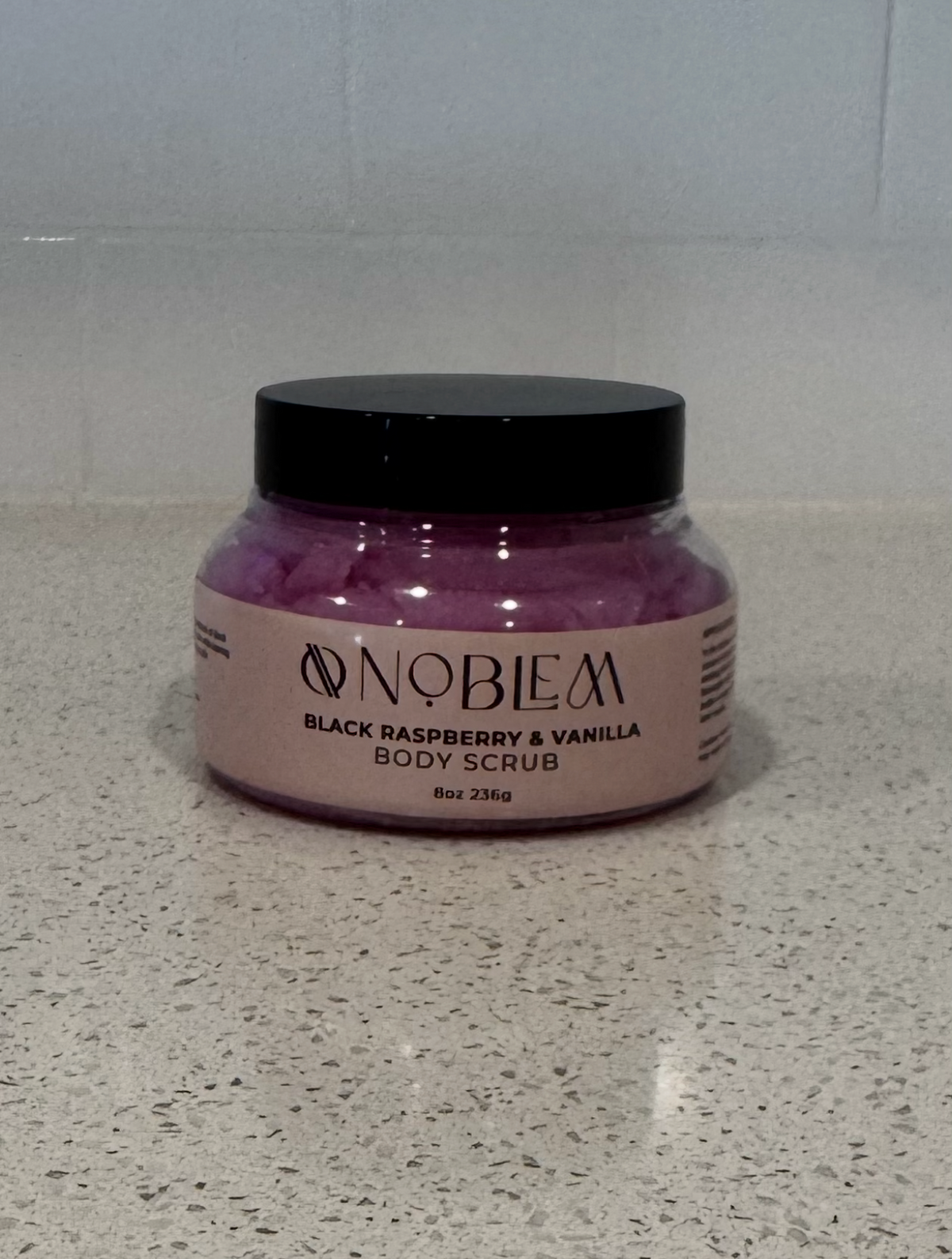 Noblem Black Raspberry &amp; Vanilla Body Scrub real photo