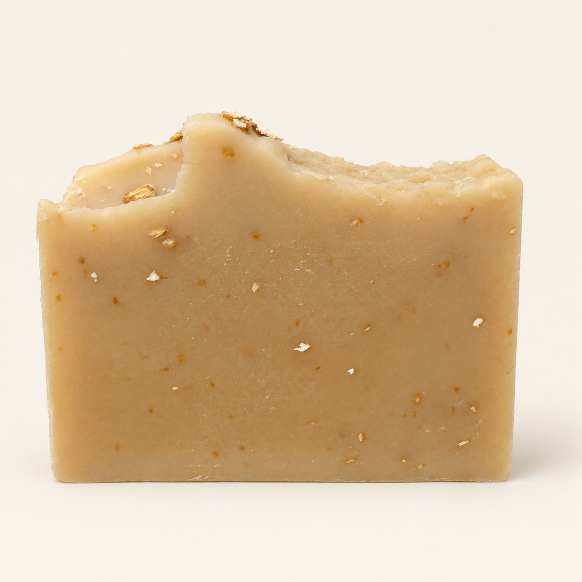 Noblem Milk, Oats &amp; Honey Handcrafted Soap on an ivory background